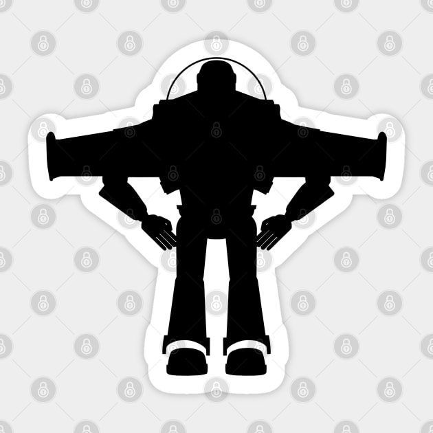 Space Ranger Silhouette II Sticker by FandomTrading